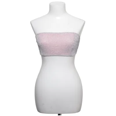 Tube top (Sparkle Bandeau Top) from NA-KD Metallic fiber, Polyester