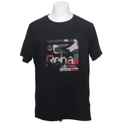 T-shirt (Zwart) van Rehall Katoen, Polyester