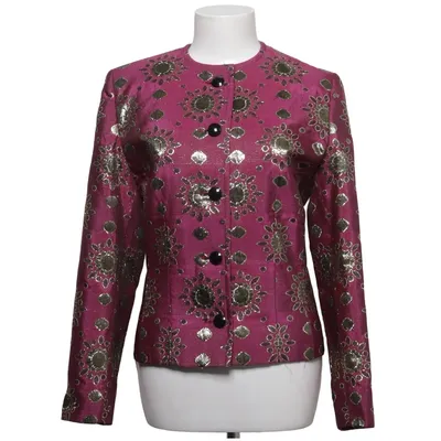 Blazer (Lilla, Guld) fra Caroline Rohmer Acetat, Akryl, Metallfiber