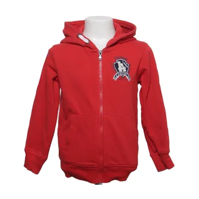 Capuchon sweater (Rood) van Luca & Lola Katoen, Polyester