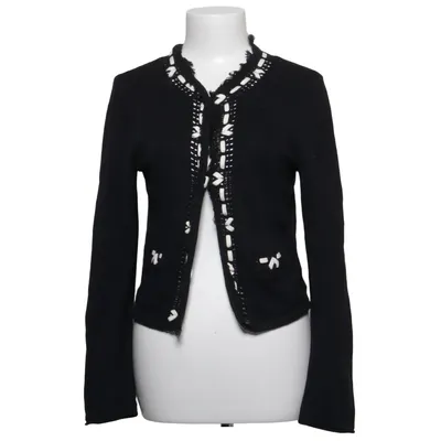 Cardigan (Black, White) from Oui Moments Cotton