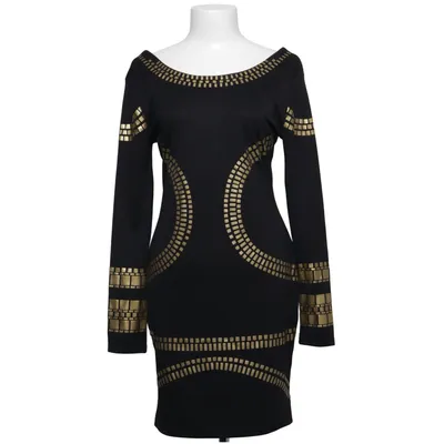Robe (Noir, Or) de Miusol Polyester