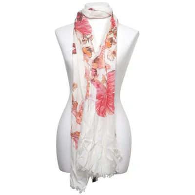 Shawl (White, Multicolored) from More & More