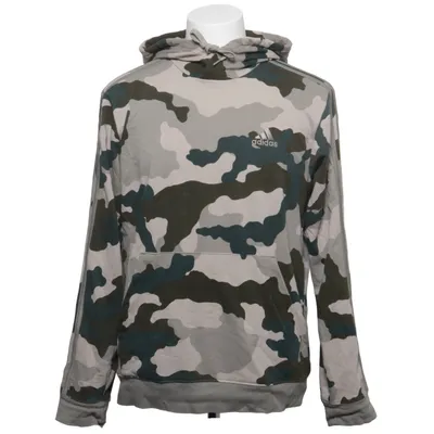 Huvtröja (Beige, Grön, Flerfärgad) från Adidas Bomull, Polyester