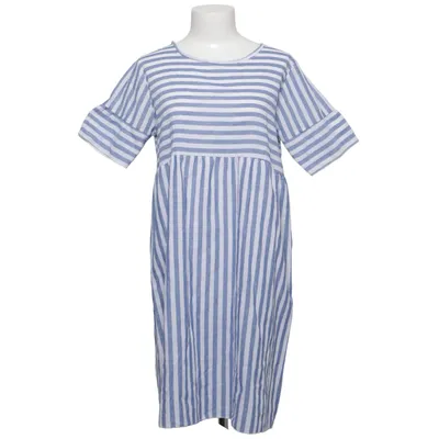 Dress (Blue, White) from Sublevel Cotton, Polyester