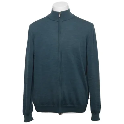 Cardigan (Blue) from Maerz Muenchen Merino wool