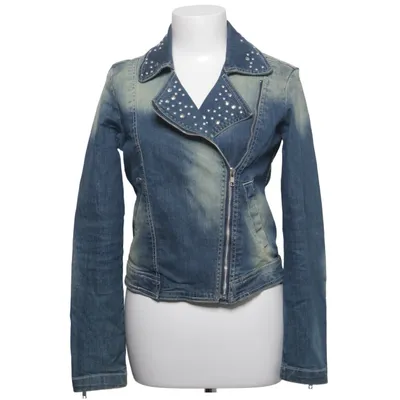 Denim jacket (Blue) from Calliope Cotton, Elastane