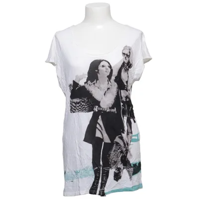 T-shirt (Vit, Svart, Blå) från Freesoul Viskos, Ull