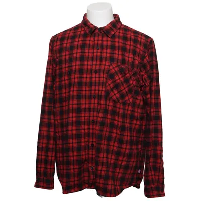 Flannel shirt (Red, Black) from Trekmates Cotton, Polyester