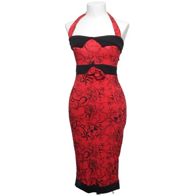 Halterneckklänning (Röd, Svart) från PunkⒶBilli