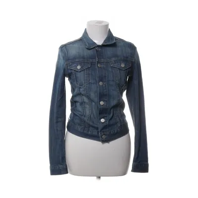 Denimjakke (Blå) fra Crocker Bomuld, Elastan