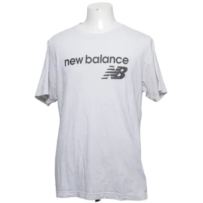 T-shirt (White) from New Balance Cotton, Polyester