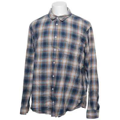 Flannel shirt (Blue, Brown, White) from Blend Cotton