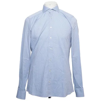 Shirt (Blue) from Olymp Cotton, Elastane