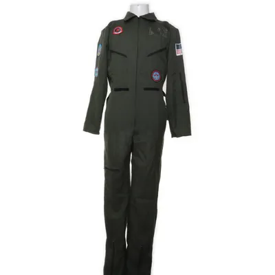 Flyverdragt (Grøn) fra Top Gun Polyester
