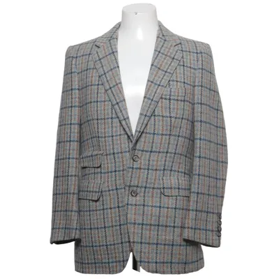 Blazer (Blue, Brown, Multicolored) from Essge Viscose, Wool