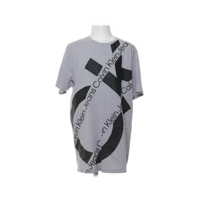 T-shirt (Grijs) van Calvin Klein Jeans Katoen, Polyester
