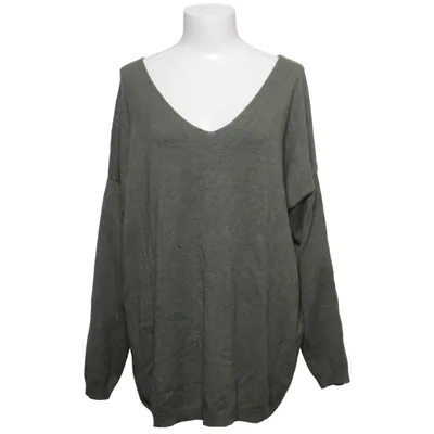 Pull-over (Vert) de Glossy Polyamide, Polyester, Viscose