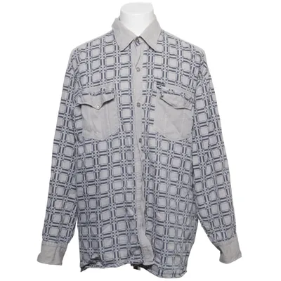 Skjorte (Beige, Grå) fra HILKE Collection Bomuld, Polyester