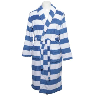 Bathrobe (Blue, White) from Miomare Polyester