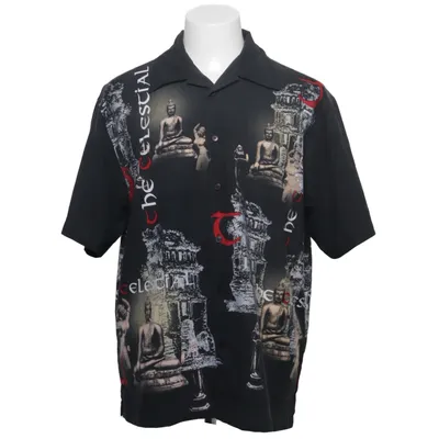 Short sleeve shirt (Black, Multicolored) from Avirex Polyester