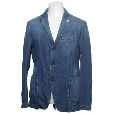 Blazer (Blue) from Lardini Cotton, Linen