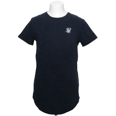 T-shirt (Blauw, Meerkleurig) van SikSilk Katoen, Elastaan, Polyester