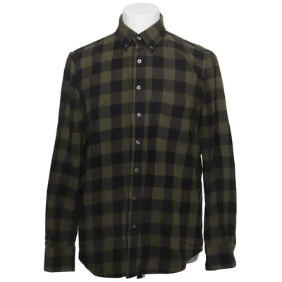 Flannel shirt (Green, Black) from Simon Carter Cotton