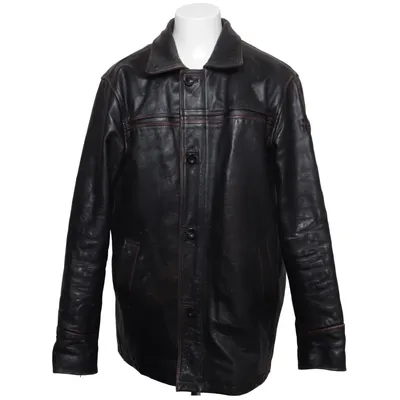Läderjacka (Brun) från PME Legend Skinn, Polyester