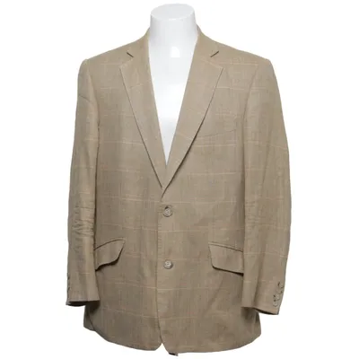 Blazer (Brun, Flerfarvet) fra Magee Linned, Silke, Viscose, Uld