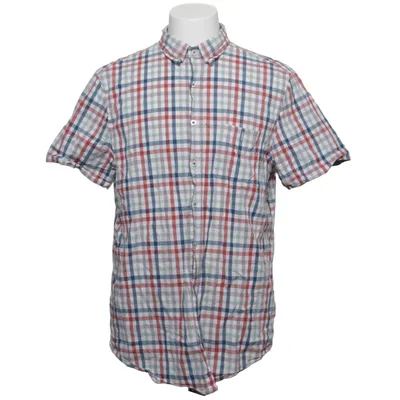 Chemise à manches courtes (Bleu, Rouge, Blanc) de Dressmann Coton, Élasthane