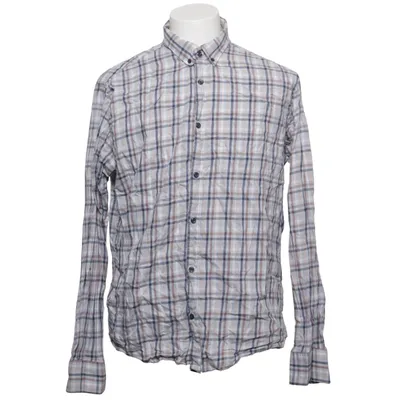 Flannel shirt (Beige, Blue, White) from Izco Cotton