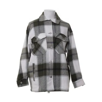 Overshirt (Green, White, Black) from Dilvin Woman Acrylic, Polyester, Wool