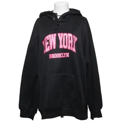 Sweat à capuche (Noir) de Shein Curve Polyester