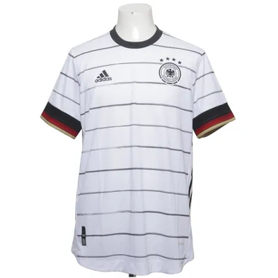 Maillot de football (Das offizielle weiße Adidas DFB-Heimtrikot der deutschen Fußballnationalmannschaft für die Europameisterschaft 2020) de Adidas Polyester