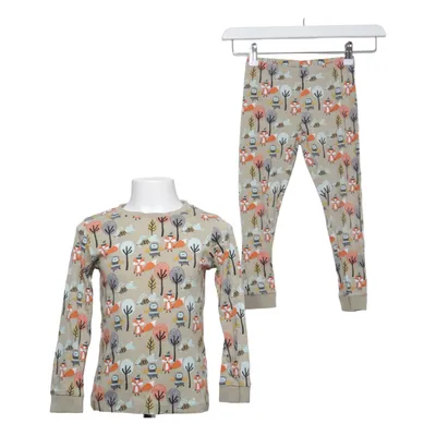 Pyjamas (Beige, Flerfärgad) från Lindex Kids Bomull