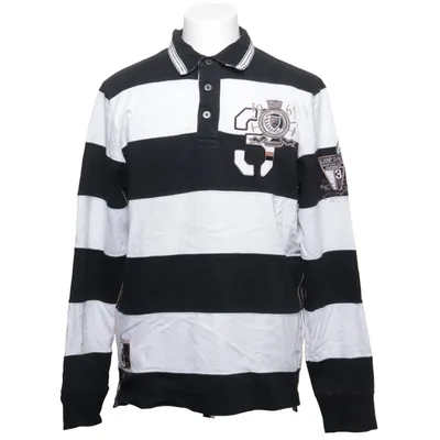 Rugbytröja (Svart, Vit) från Camp David Bomull