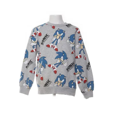 Sweatshirt (Grå, Flerfarvet) fra H&M Bomuld, Polyester, Viscose