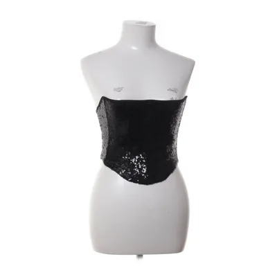 Korset (Zwart, Zilver) van Gina Tricot Elastaan, Polyester