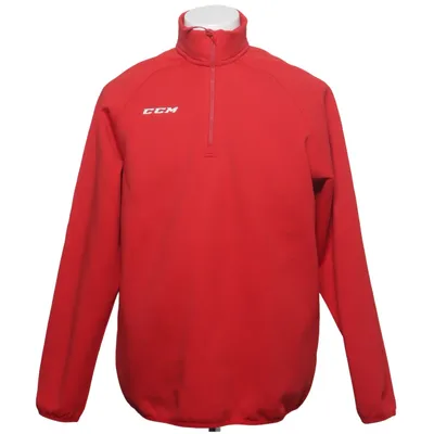 Collegetröja (Röd) från CCM Elastan, Polyester