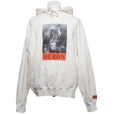 Sweat à capuche (Blanc) de Heron Preston Coton, Élasthane