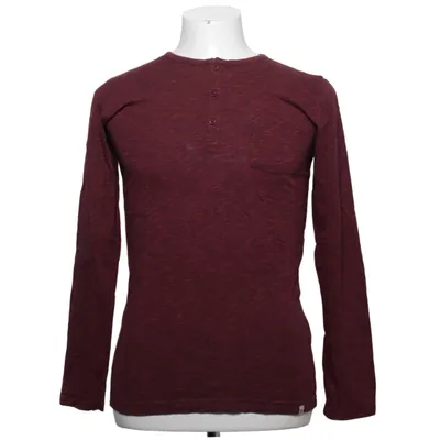 T-shirt manches longues (Rouge) de Fitz Coton