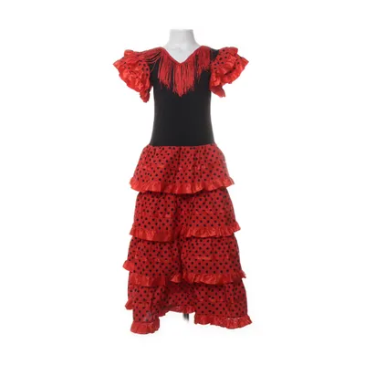 Folkdräkt (Röd, Svart, Flerfärgad) Bomull, Polyamid, Polyester