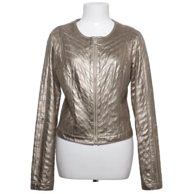 Jacket (Gold) from Silvian Heach Polyester, Polyurethane