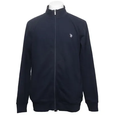 Träningsjacka (Blå) från U.S. Polo Assn. Bomull, Återvunnen polyester