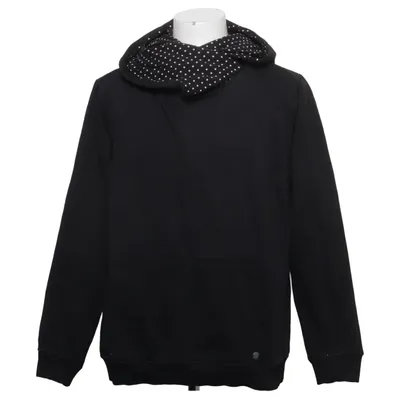 Capuchon sweater (Zwart, Wit) van Pussy Deluxe Katoen, Polyester