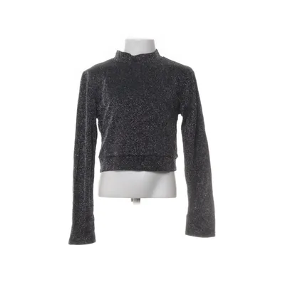 Crop top (Svart, Silverfärgad) från XOXO Friends Elastan, Polyamid