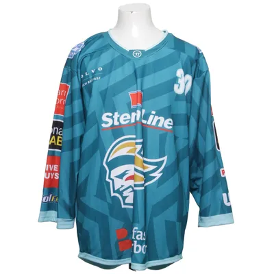 Maillot de hockey (Turquoise, Multicolore) de Warrior Polyester