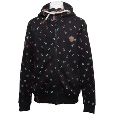 Hoodie (Black, Multicolored) from Vinte Cotton, Polyester