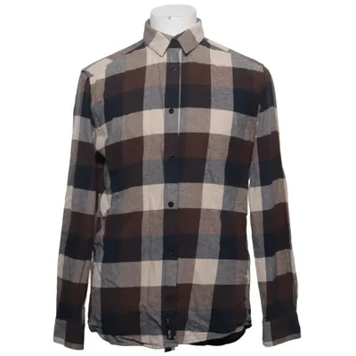 Chemise en flanelle (Beige, Marron, Bleu) de Only & Sons Coton